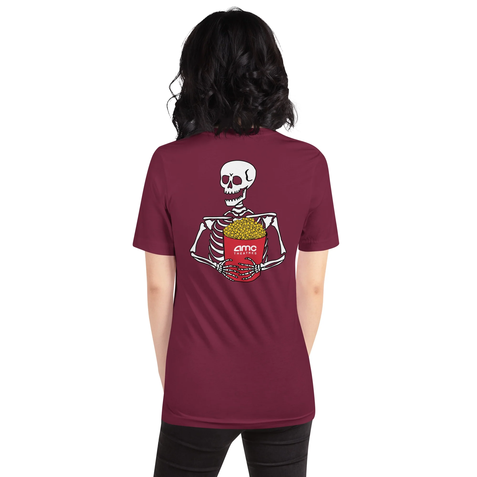 AMC Theatres Thrills & Chills Skeleton T-shirt - Image 3
