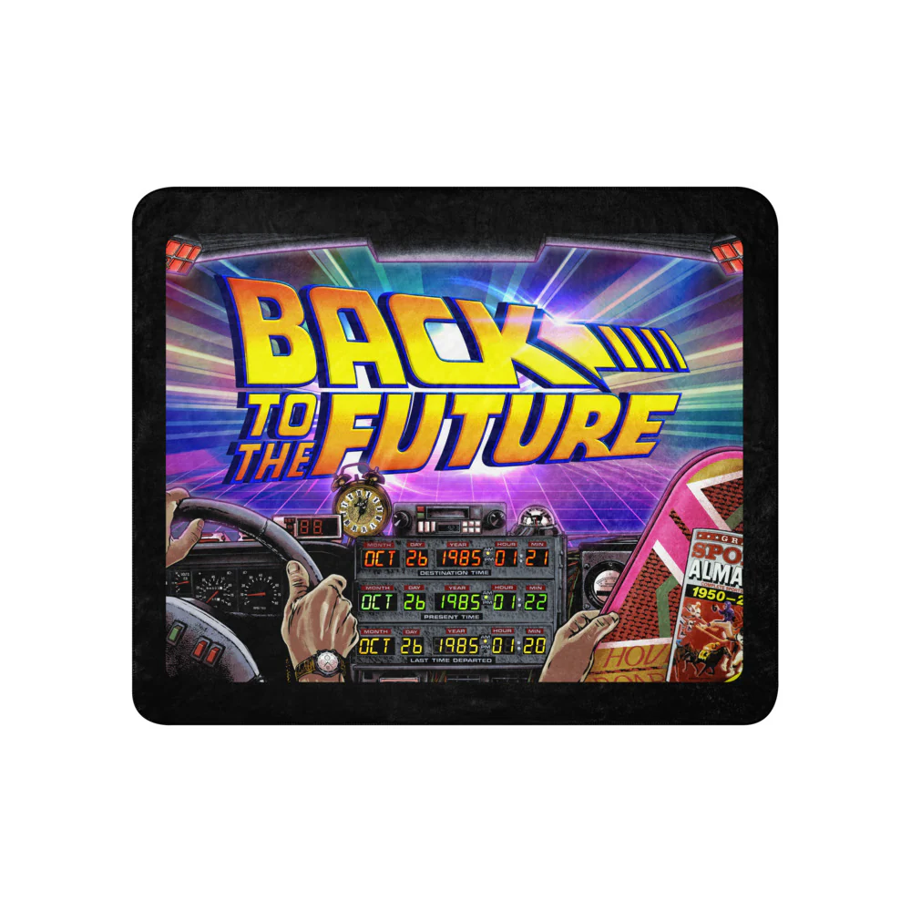 Back to the Future Dashboard Sherpa Blanket - Image 6