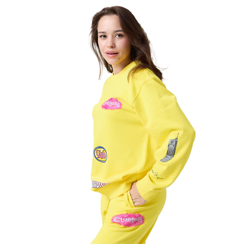 Clueless Graphic Crewneck & Sweatpants Set by Samii Ryan - Image 4