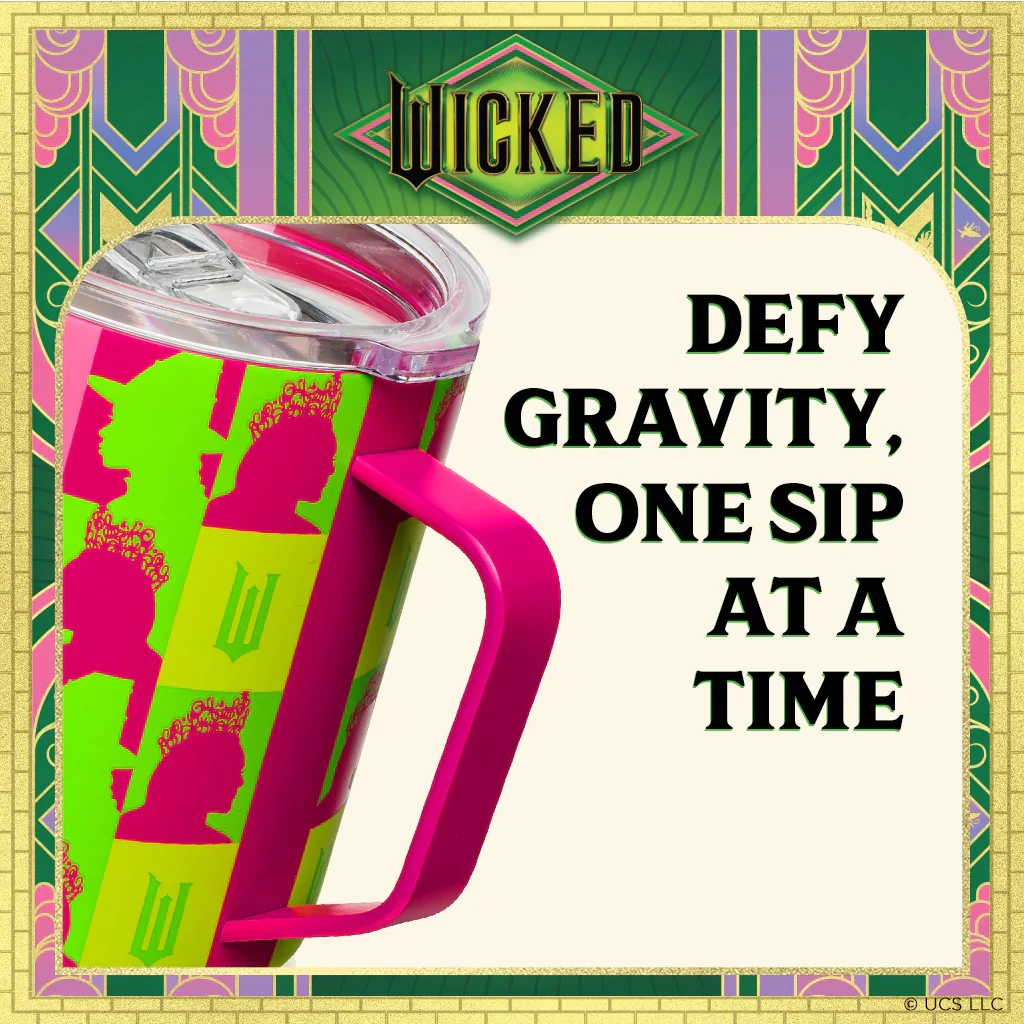 Wicked x Dragon Glassware Pink Logo Stainless Steel Camp Mug - Image 6