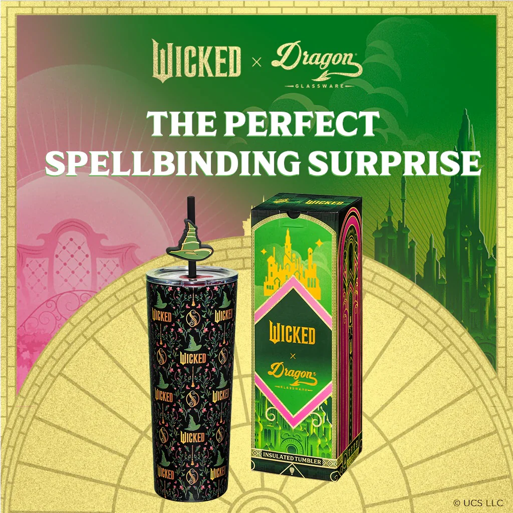 Wicked x Dragon Glassware Enchanted Insulated Tumbler - Image 2