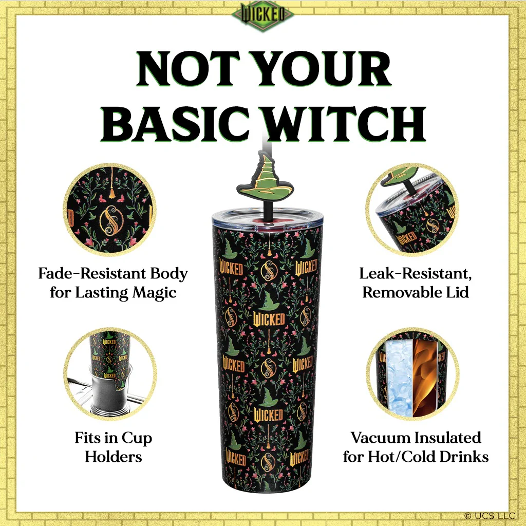 Wicked x Dragon Glassware Enchanted Insulated Tumbler - Image 3