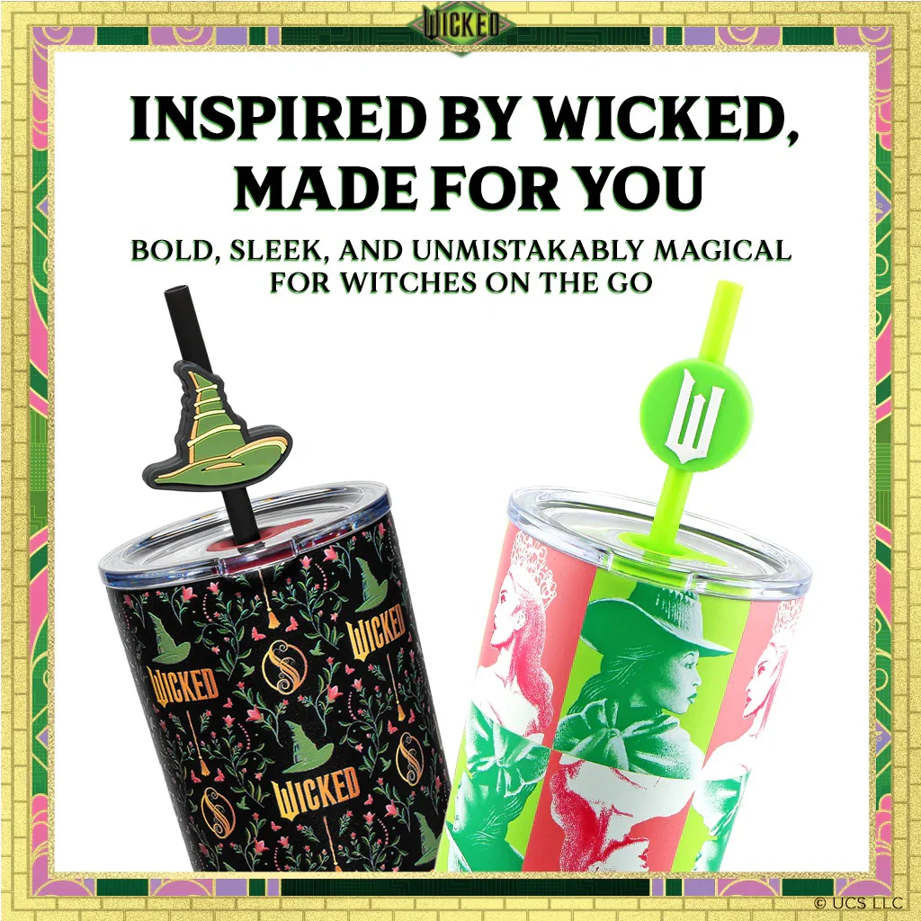 Wicked x Dragon Glassware Glinda & Elphaba Portraits Tumbler - Image 7