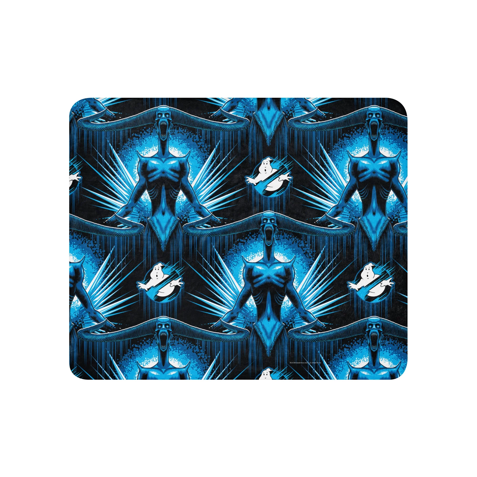 Ghostbusters: Frozen Empire Blue Ghost Sherpa Blanket - Image 8