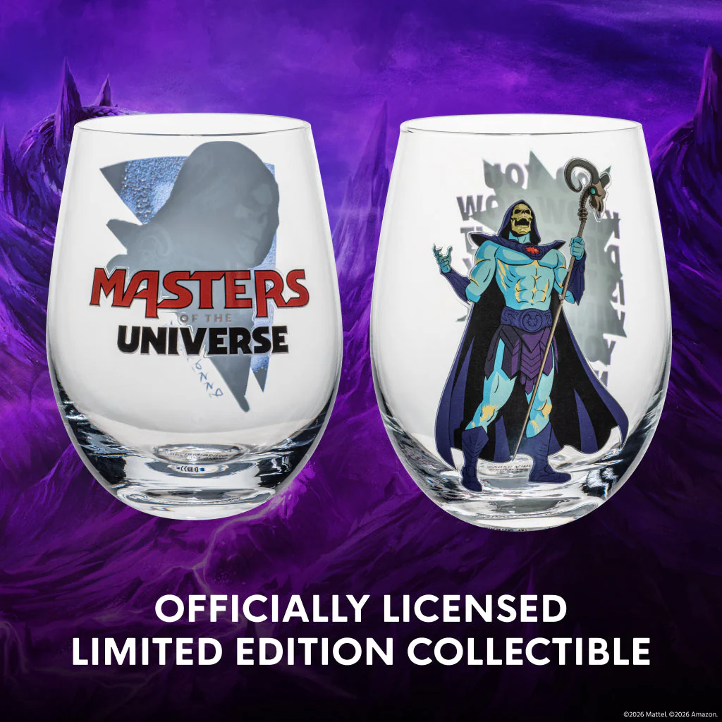 Masters of the Universe x Dragon Glassware 2026 Movie Skeletor Wine Glasses - Image 13
