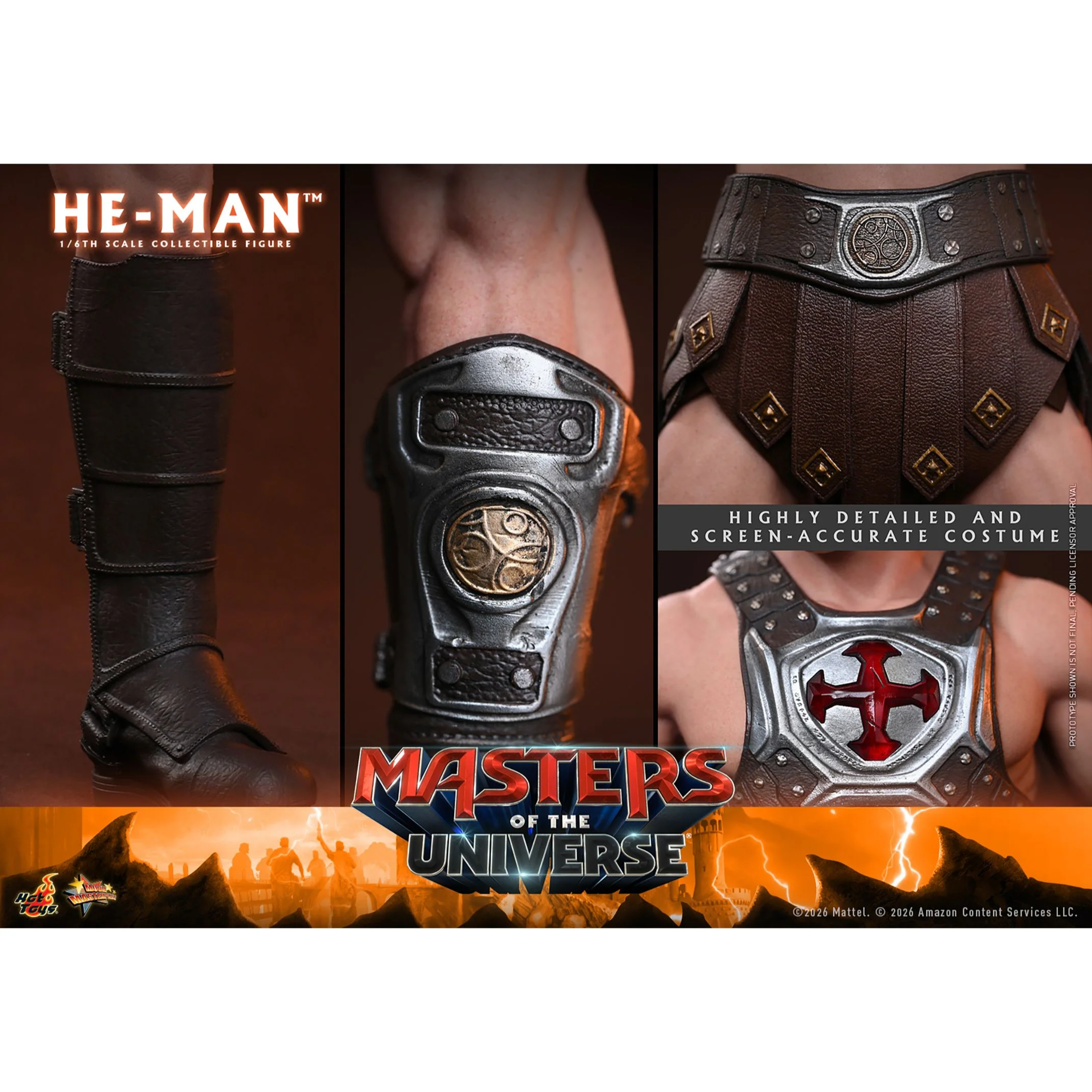 Masters of the Universe He-Man Sixth Scale Hot Toys Figure - Image 12
