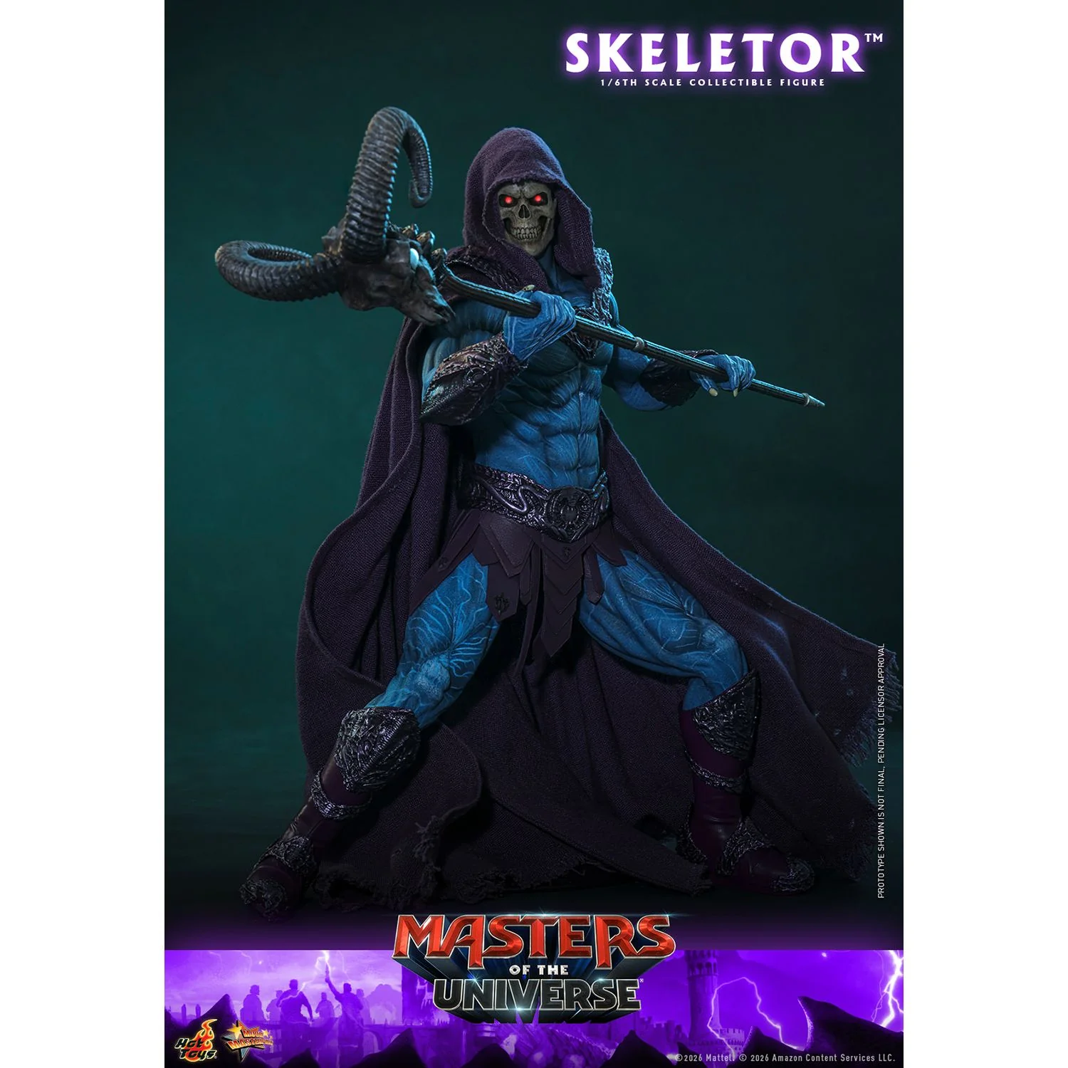 Masters of the Universe x Hot Toys Skeletor 1:6 Figure