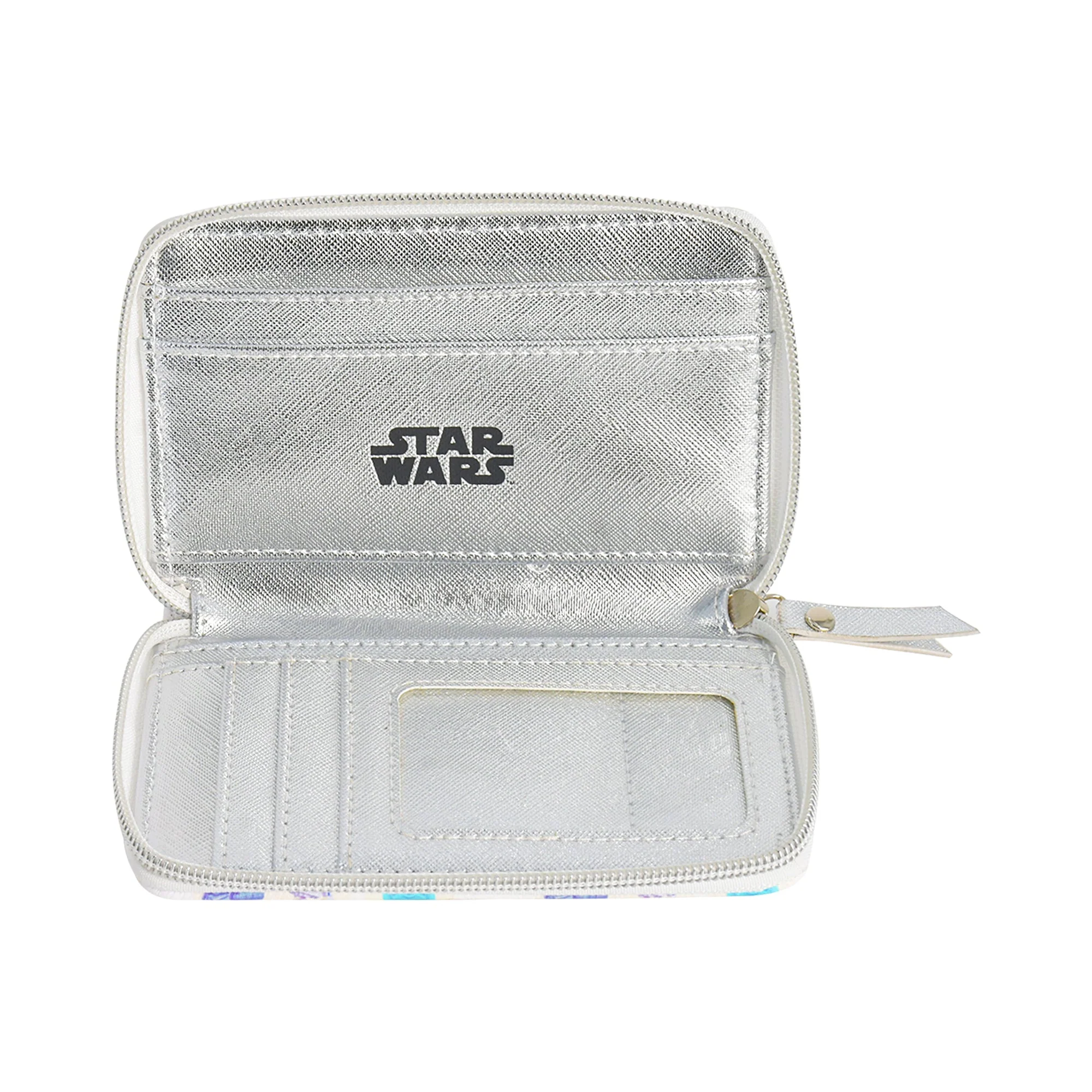 Star Wars Grogu Handle Ball Zip Around Faux Leather Wallet - Image 3