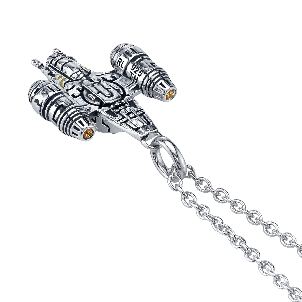 Star Wars x RockLove Razor Crest Sterling Silver Necklace - Image 2