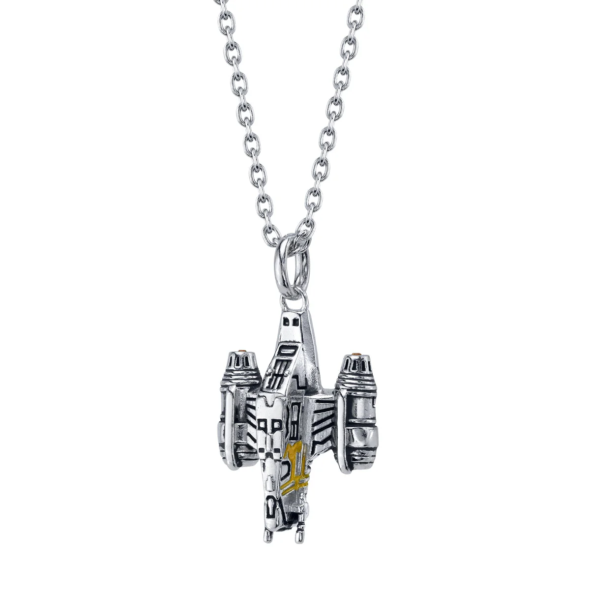 Star Wars x RockLove Razor Crest Sterling Silver Necklace - Image 3