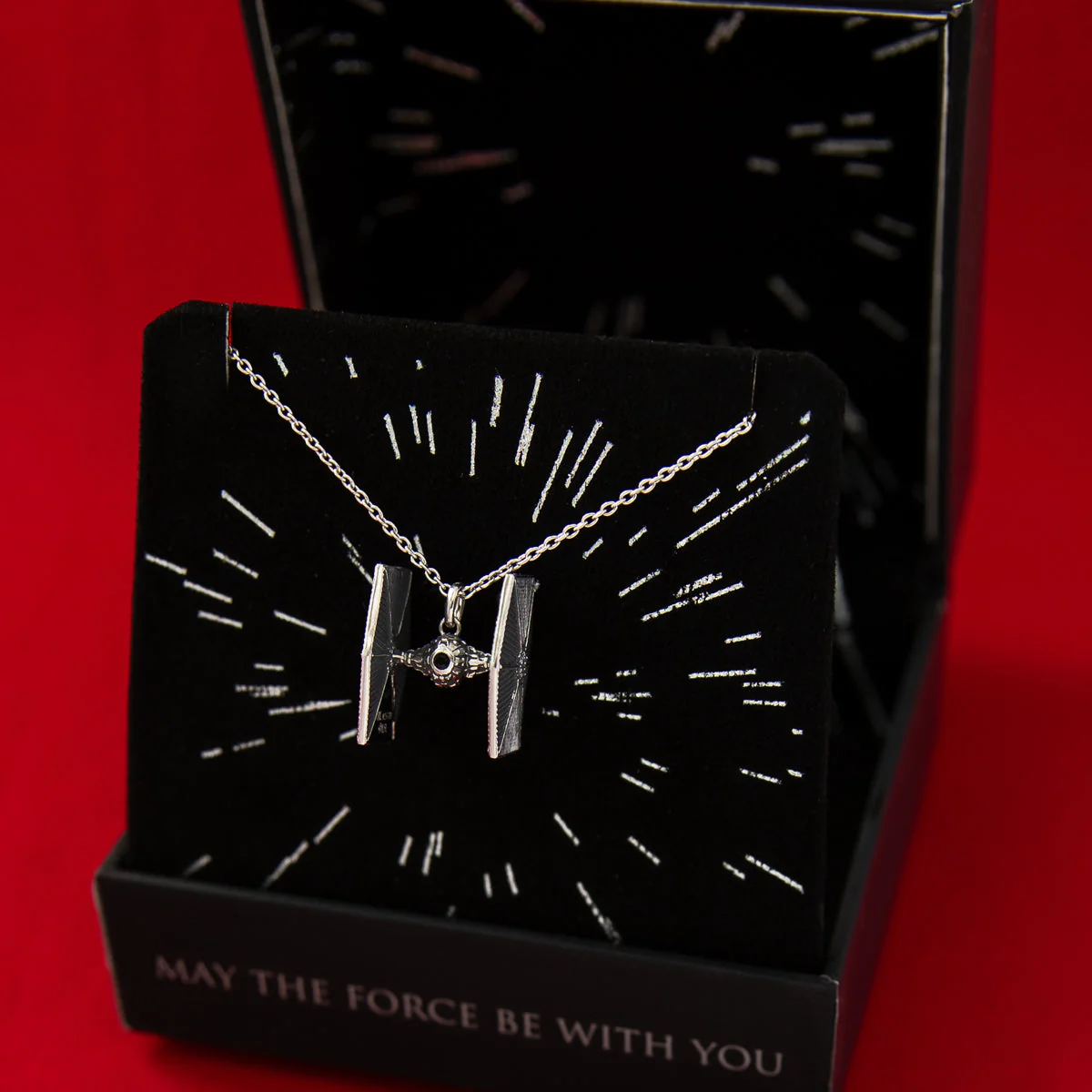 Star Wars x RockLove TIE Fighter Sterling Silver Necklace - Image 6