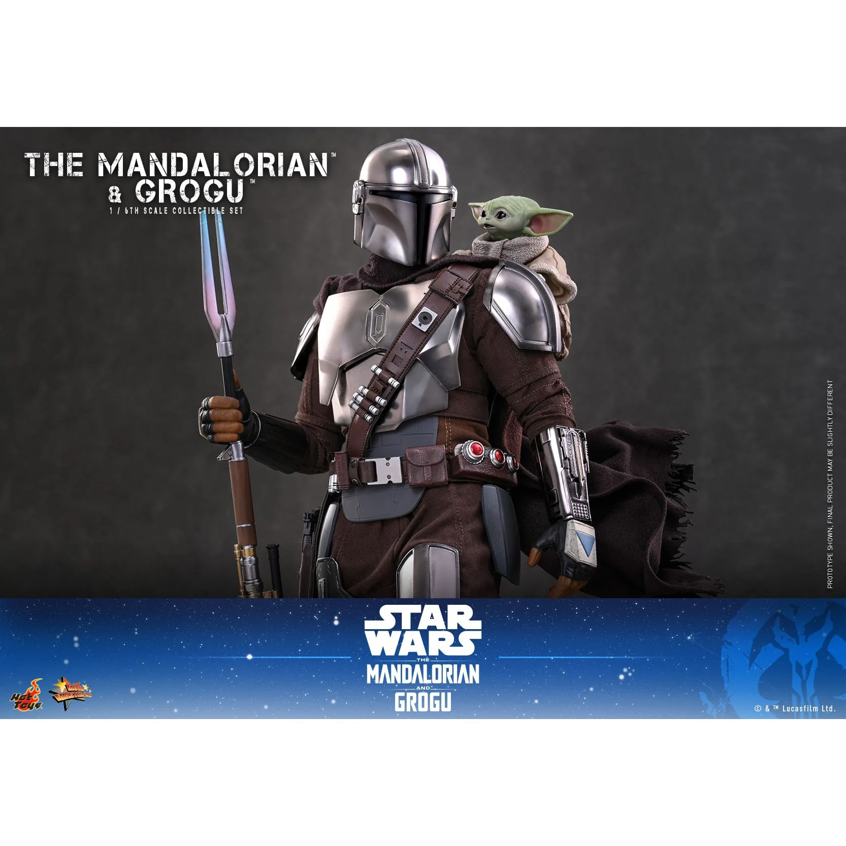 The Mandalorian & Grogu 1/6th Scale Figure Set - Image 3