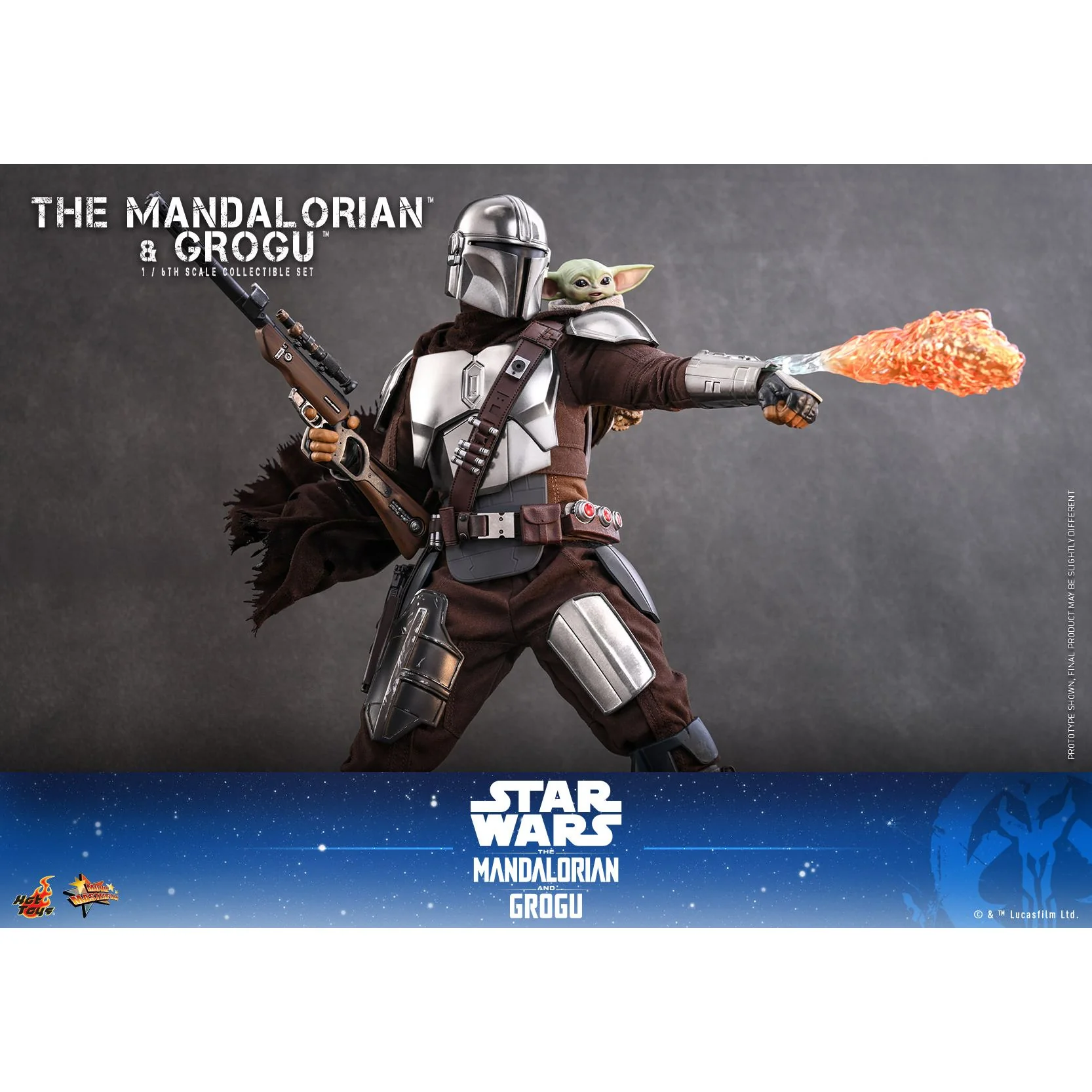 The Mandalorian & Grogu 1/6th Scale Figure Set - Image 8