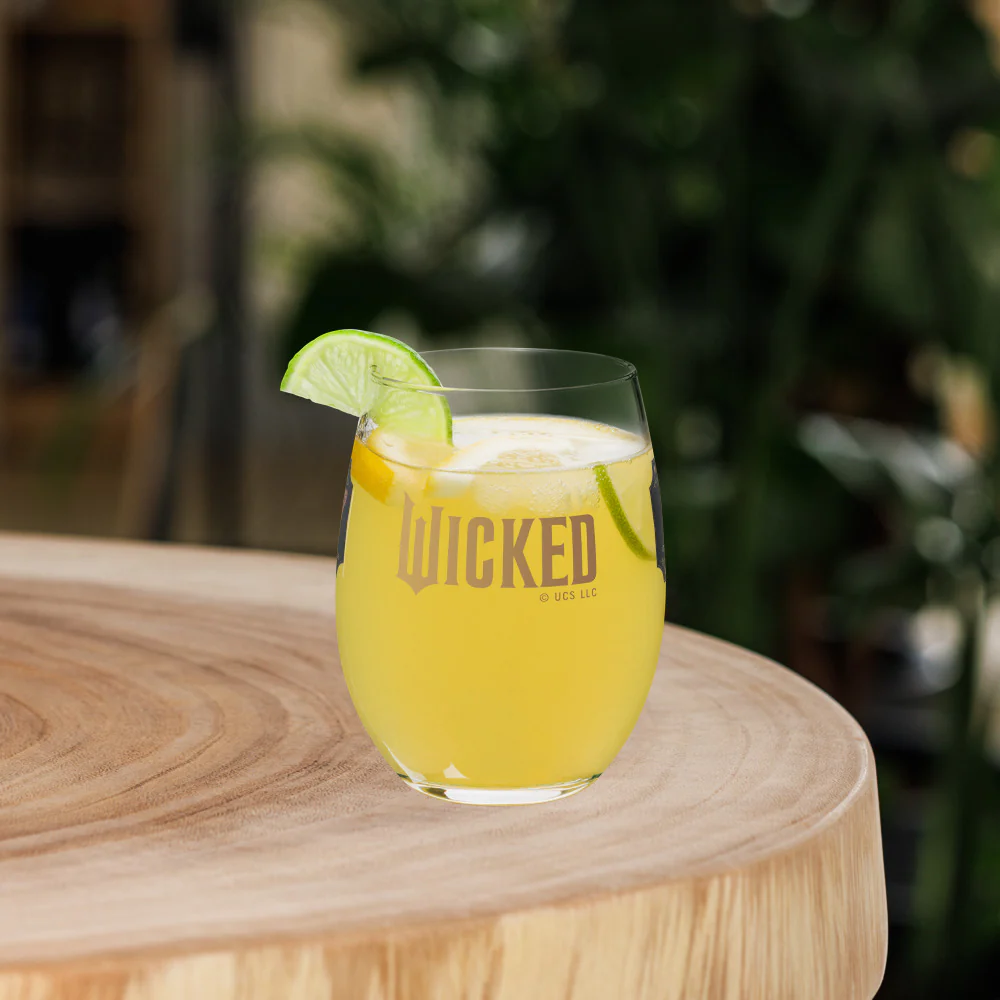 Wicked Enchanted Elements Elphaba & Glinda Stemless Wine Glass - Image 4