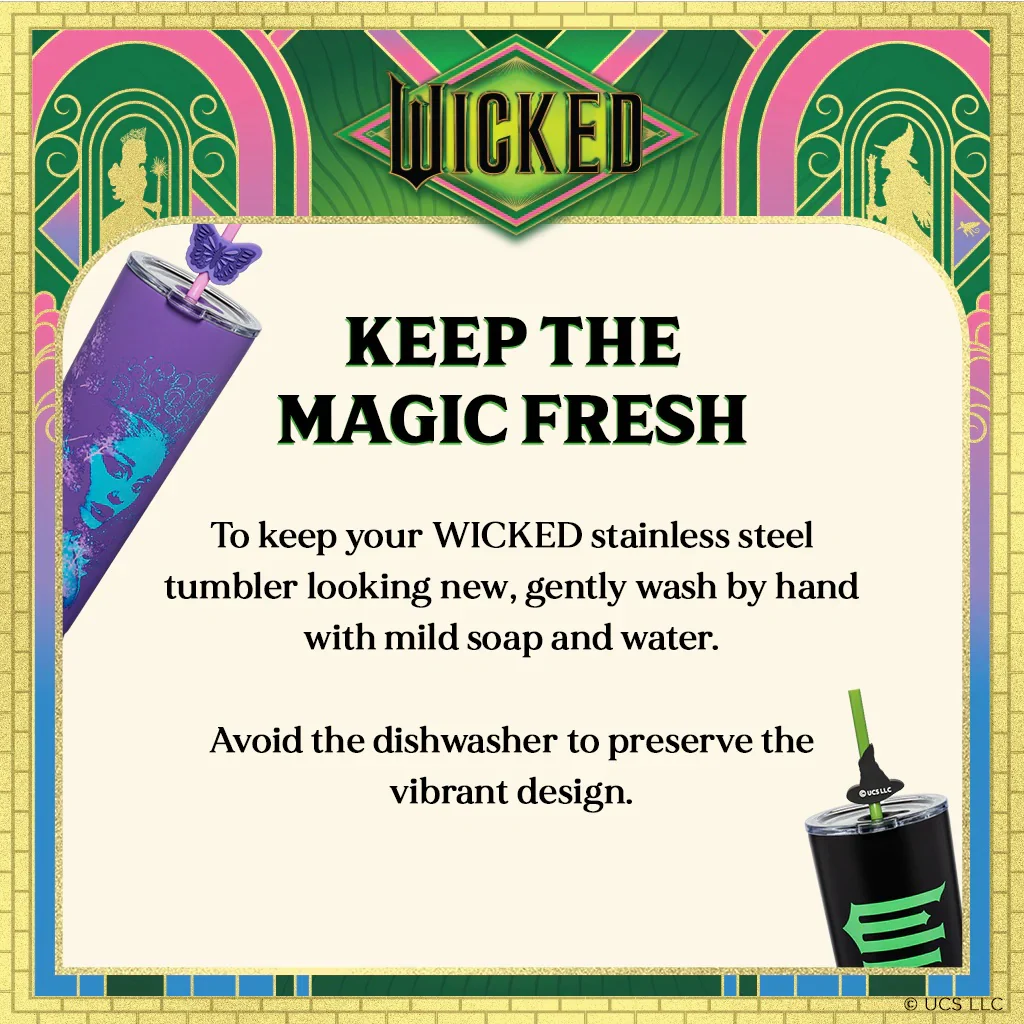 Wicked Glinda & Elphaba For Good Tumbler Set - Image 8
