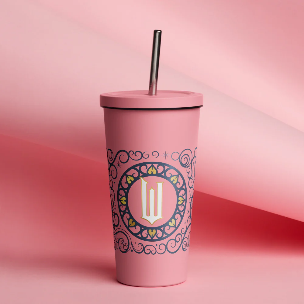 Wicked Glinda Badge Insulated Stainless Steel Tumbler - Image 4